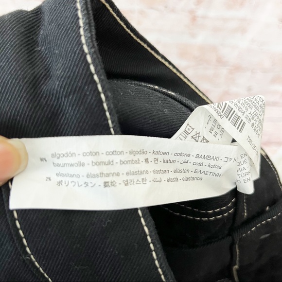 Zara Black Blogger Favorite A Line Mini Skirt Size Large - Picture 5 of 5